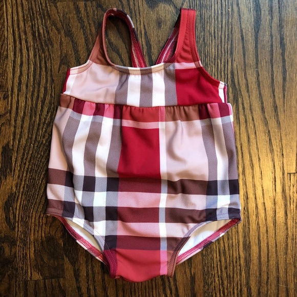 baby girl burberry bathing suit